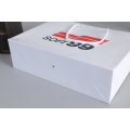 China Manufacturer White Printed Gift Custom Shopping Paper Bag with Own Logo